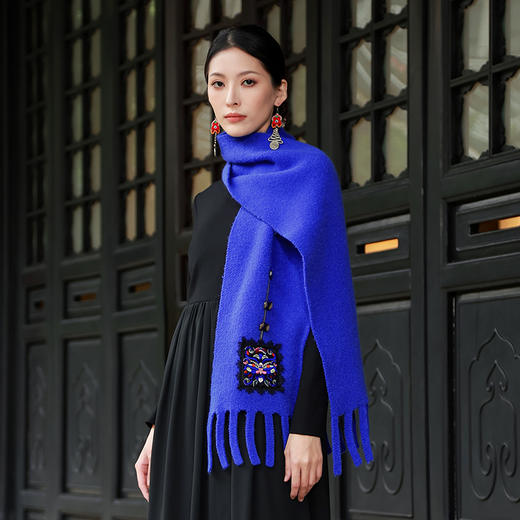 【新品】烟雨春暖毛织流苏围巾| 现货加急发 商品图3