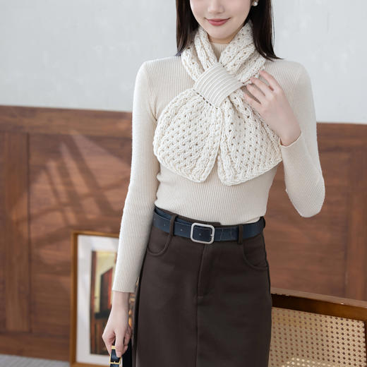 苏苏姐家壹壹围巾手工diy羊毛线钩针编织毛线团冬材料包 商品图2