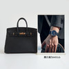 【98新】Hermes爱马仕Birkin系列H057208CD89黑金Togo皮Birkin 25铂金包手提包女士 011225TB08 商品缩略图12