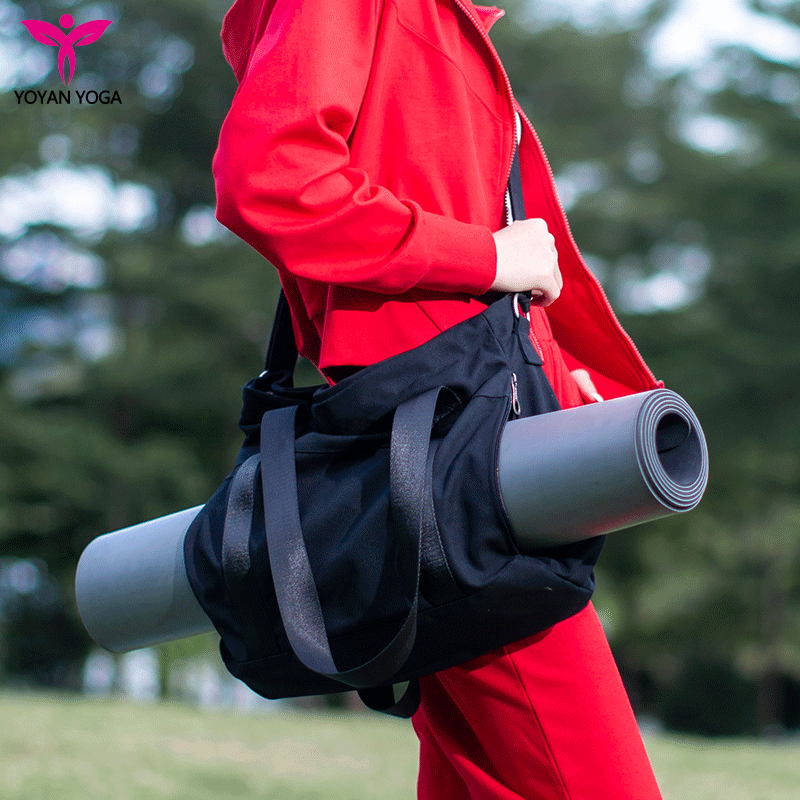 悠妍多功能瑜伽包15012A大容量（送伸展带） 可携带土豪瑜伽垫