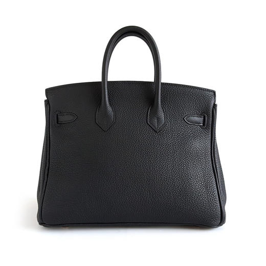 【98新】Hermes爱马仕Birkin系列H057208CD89黑金Togo皮Birkin 25铂金包手提包女士 011225TB08 商品图5