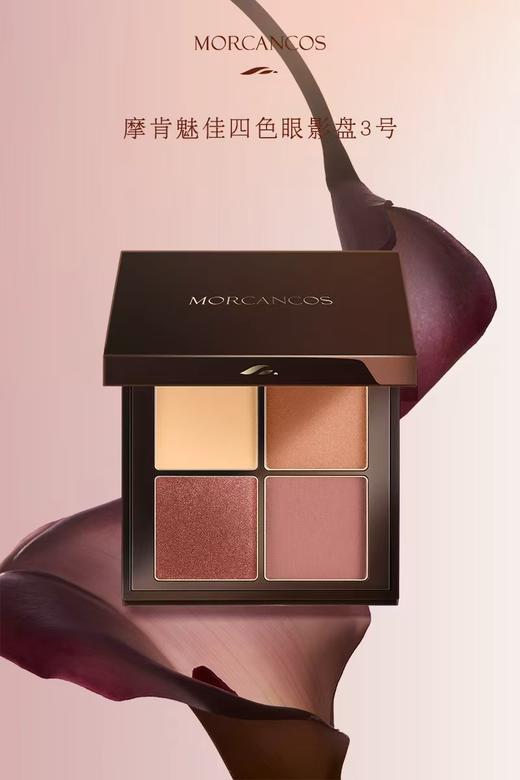 摩肯 魅佳 四色眼影盘 3号 5.6g 商品图2
