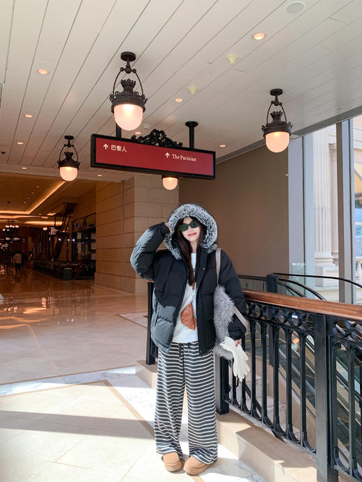 <曾小咸推荐>现货秒杀 ！微信超特价！可拆卸连帽羽绒服 日常589.99 立减190 秒杀399.99！！条纹开衫 秒杀89.99！！ 商品图14