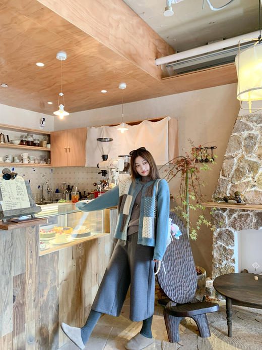 <曾小咸推荐>现货秒杀 ！微信超特价！韩系拼布提花毛衣 日常219.99 立减90 秒杀129.99！！ 商品图11