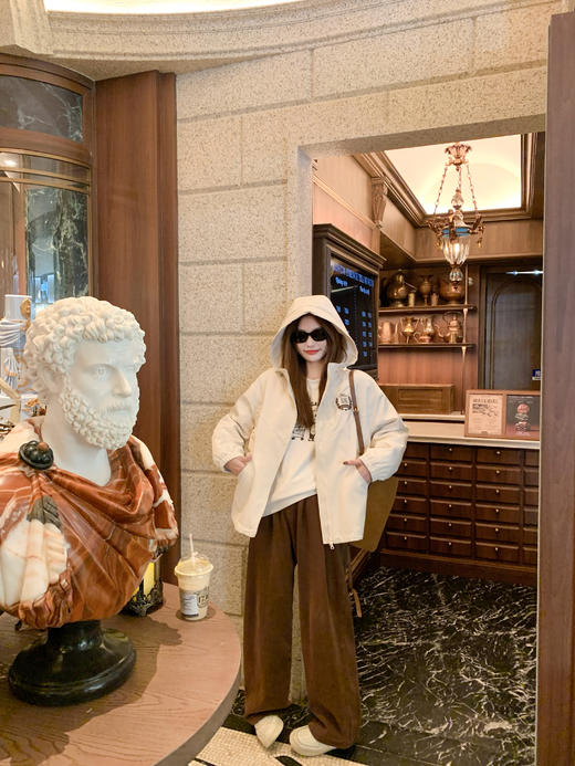 <曾小咸推荐>现货秒杀 ！微信超特价！韩系连帽棉服外套 日常329.99 立减170 秒杀159.99！！ 商品图11