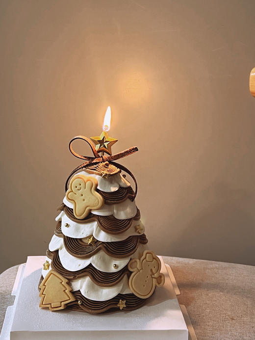 「圣诞特别款」美拉德圣诞树 巧克力薄脆 焦糖夏威夷果夹层 商品图1