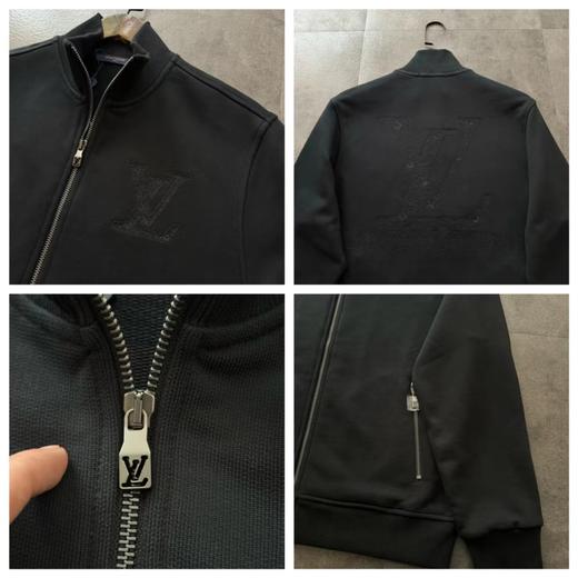 D121309新款商务休闲绣花立领拉链夹克外套 商品图7