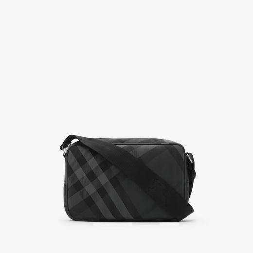 BURBERRY 巴宝莉 男士马术骑士徽标纤巧 Grid 单肩包 格子 8111318 A1208 商品图2