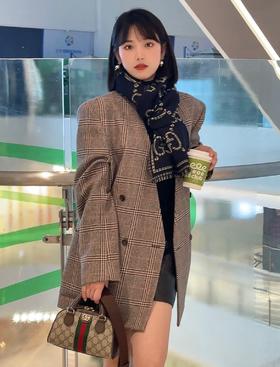 古驰 经典提花大G字母围巾（DSX）