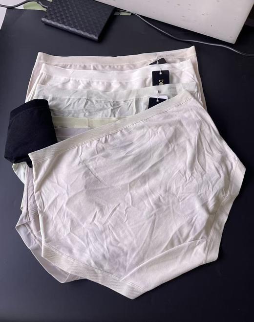 迪兰多提花棉中腰内裤蚕丝底裆舒适透气高弹力1295142 商品图1