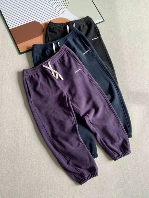 D121333秋冬新款松紧腰束脚奥粒绒休闲裤长裤 商品图0