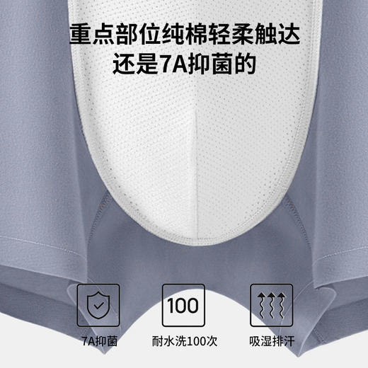 男士礼盒装内裤大礼盒节日礼品送礼莫代尔印花平角内裤舒适透气 商品图3