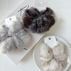 秋冬纯色仿皮草质感发圈-纪念日百货门店同款167949656