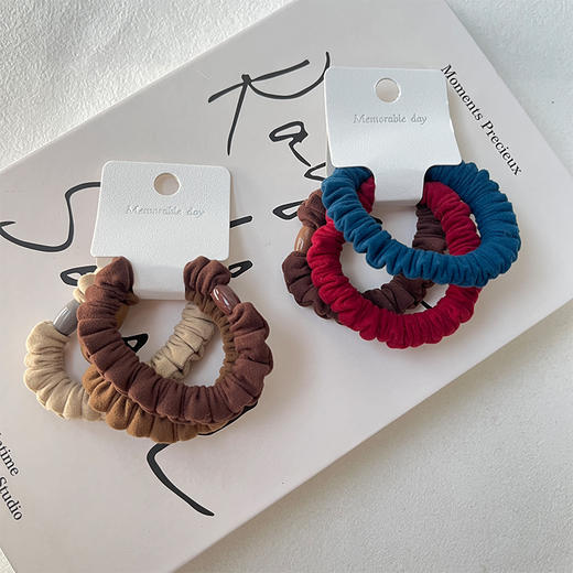 绒感小发圈组合发圈（3个）-纪念日百货门店同款168099315 商品图0