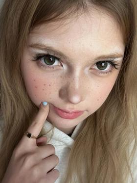 hancon 日抛（6片装） 湿润苔藓 直径14.2mm着色13.7mm