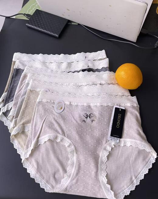 迪兰多提花棉蚕丝中腰内裤舒适透气高弹力1295144 商品图0