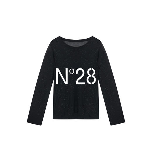 N°28 网纱上衣女装透气内搭显瘦百搭针织衫895382M106  商品图4