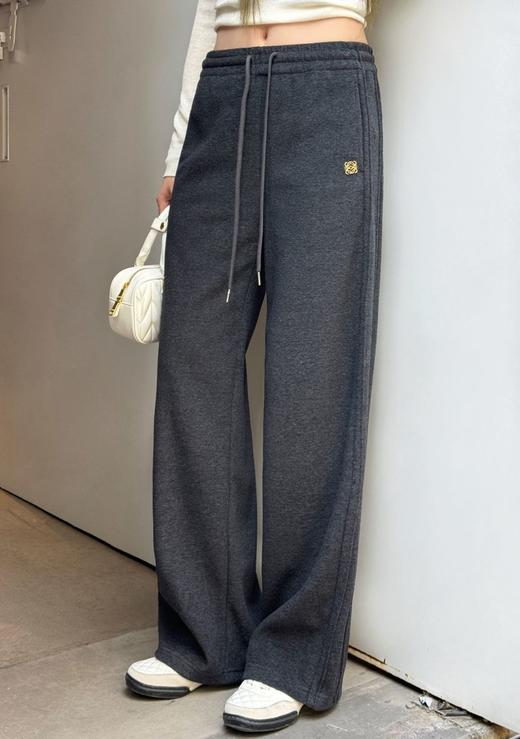 女款羊毛阔腿长裤hu014 商品图3