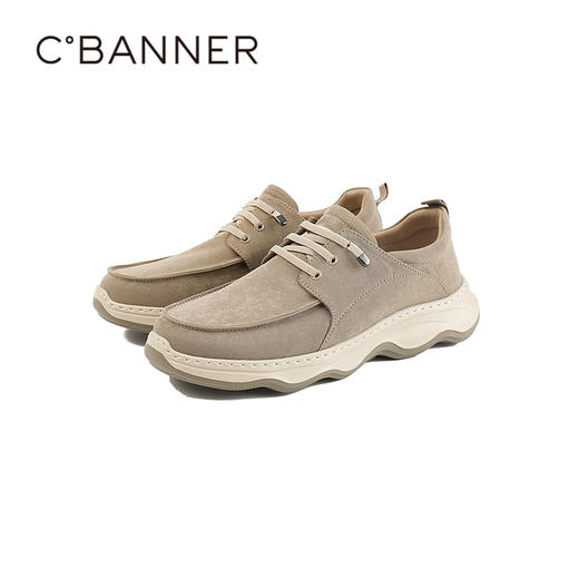 千百度2026春季鞋面纹路清晰更具包裹性和亲肤感男鞋A26150915 商品图4