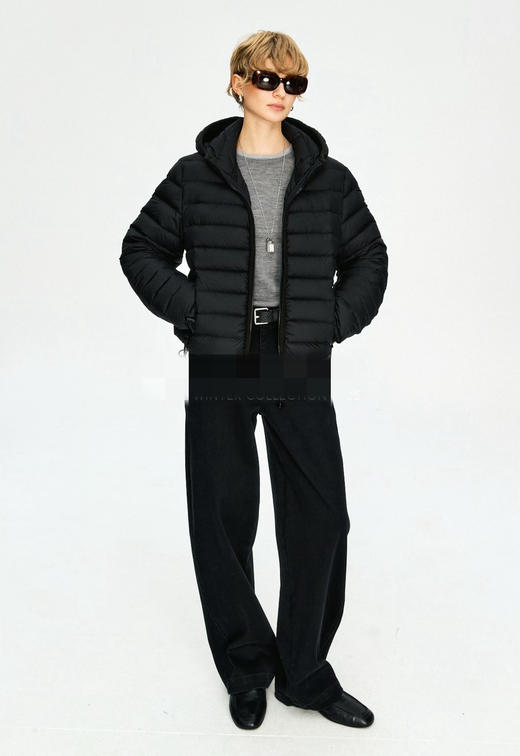 【三星95鹅绒】2025缪家同款95%鹅绒排骨鹅绒服女 秋冬新款连帽羽绒服~ 商品图4