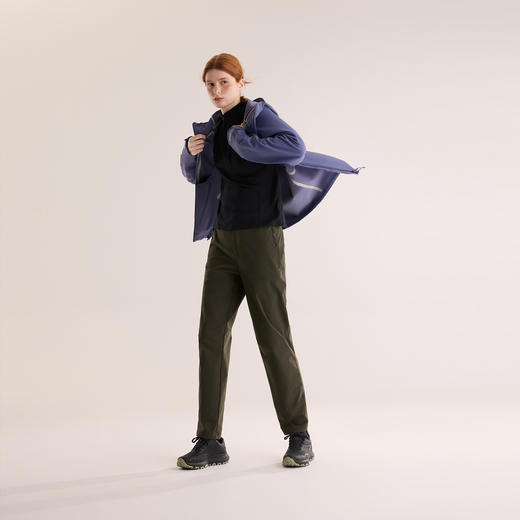 KAILAS凯乐石 XM3 女款半开胸立领美丽诺羊毛T恤 KG2537213 商品图1