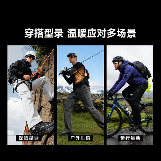 素湃Supield气凝胶冲锋软壳裤男户外保暖防风冬季裤子东北保暖裤 商品图3