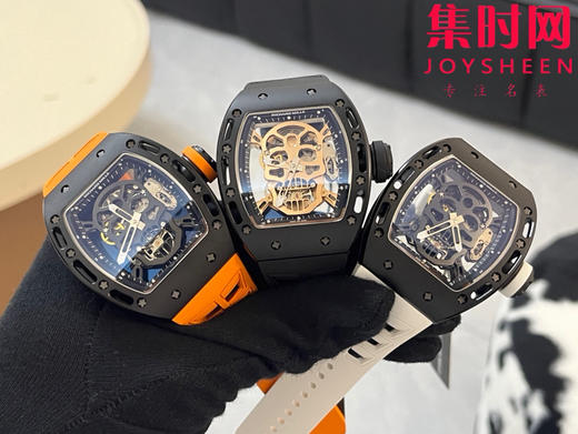 理查德米勒 RM052骷髅满天星 钻圈款 男士腕表 搭载定制一体手动上链机械机芯 商品图8