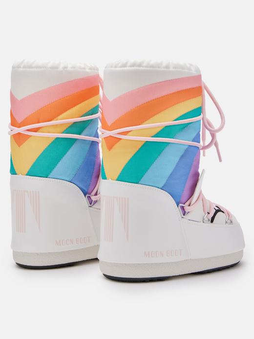 Moon Boot - Mb Icon Unicorn - White/Multicolor - 童装 - 雪地靴 - 白色/彩虹色 商品图1