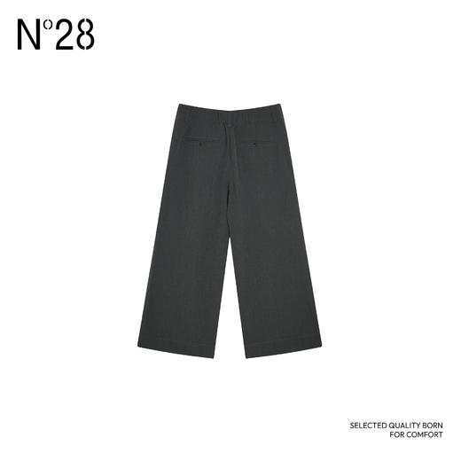 N°28夏季时尚百搭设计师女士休闲裤宽松薄款显瘦纯色裤895371K026 商品图2