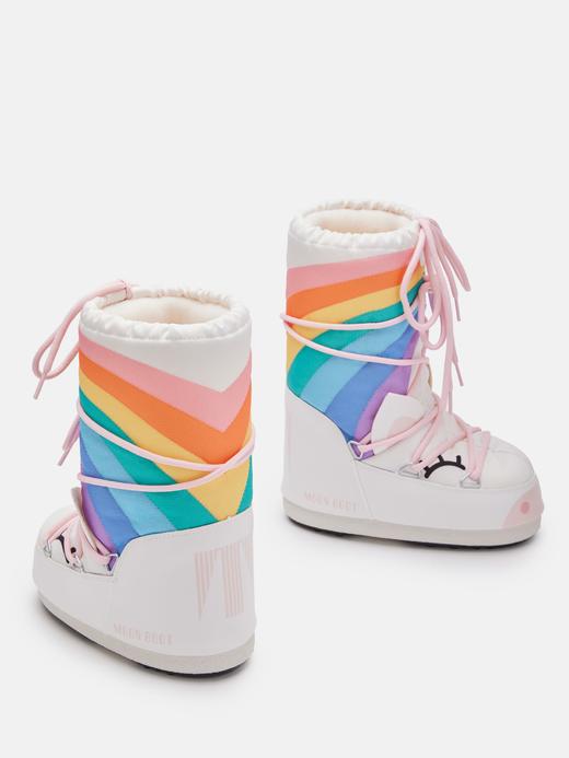 Moon Boot - Mb Icon Unicorn - White/Multicolor - 童装 - 雪地靴 - 白色/彩虹色 商品图3