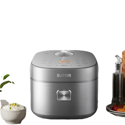苏泊尔（SUPOR） 电饭煲4L家用球型厚釜多功能智能预约2-8人大容量柴火饭煮饭锅 SF40FC99 商品图1