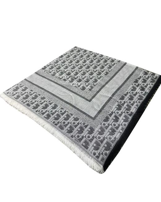 女款提花丝质羊毛大方巾围巾hu010 商品图0