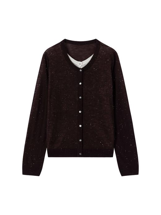 N°28 2025韩版潮流V领宽松打底针织衫女895382M105 商品图6