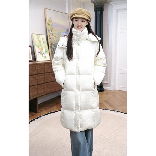 火桐hooton Litte连帽长款鹅绒服夹克外套WT9821 商品图0