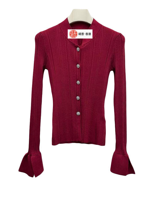 女款高弹力修身针织开衫 可配套装ho 商品图0