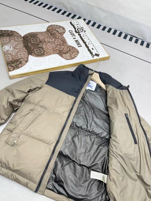 D121313轻便保暖情侣款蓬松立领拼接羽绒服 商品图4