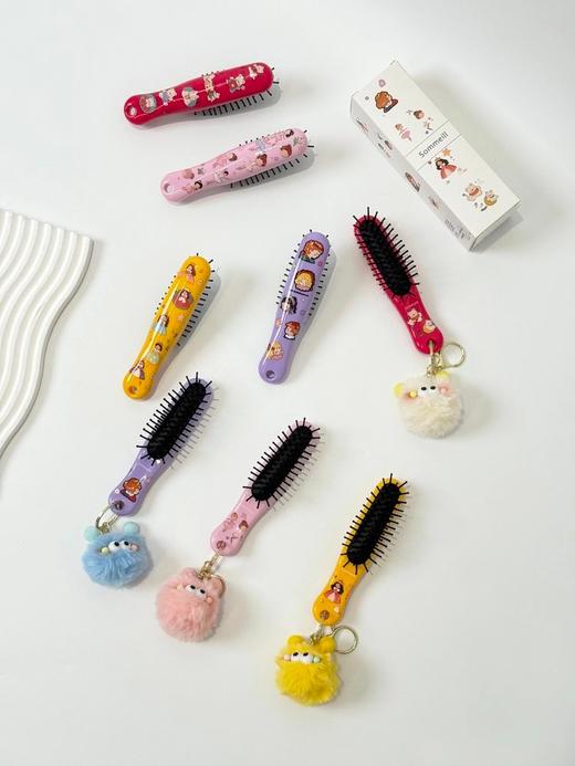 【🎄圣诞疯抢⏰库存告急】出口意大利Sommeill❗原价19美刀的掌心糖果气垫梳39.9抢！买气垫梳送萌宠挂件🎁圣诞X定99.9秒S【气垫梳+超大容量单肩包】组合❗️高端羊毛❗️ 商品图4