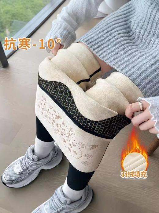 【精选优质羊绒蚕丝❗️高弹显瘦锁温防寒】鲨鱼裤加绒女外穿2025新款秋冬高腰提臀弹力瑜伽裤冬季打底芭比裤。jb 商品图4