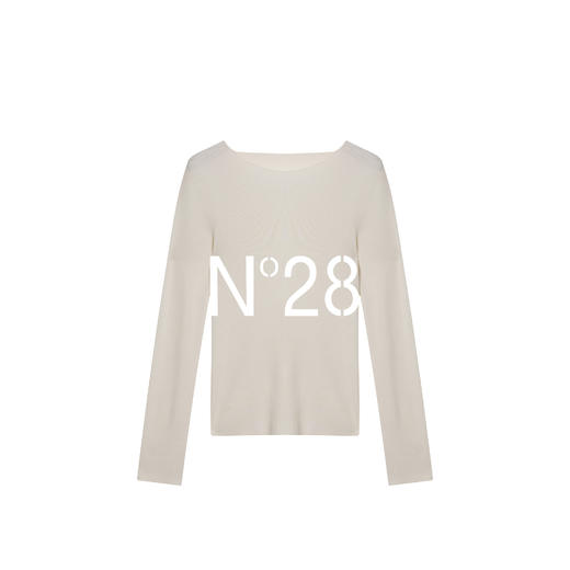 N°28【天衣无缝】2025秋季薄款毛针织衫透气长袖针织衫895392M102  商品图1