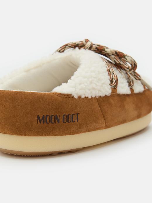 Moon Boot - Mb Evx Mule Shearling - Whisky/Off White - 女装 - 雪地靴 - 棕色/白色 商品图2