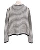 女款钩织条纹针织外套 可配套装zh010 商品缩略图1