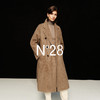 N°28【N+轻奢】100牦牛绒毛呢大衣女秋冬双排扣长款过膝呢子外套8855A1D872 商品缩略图1