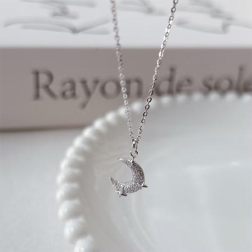 个性时尚贝母月亮项链女士S925项链-纪念日百货门店同款168247242 商品图2