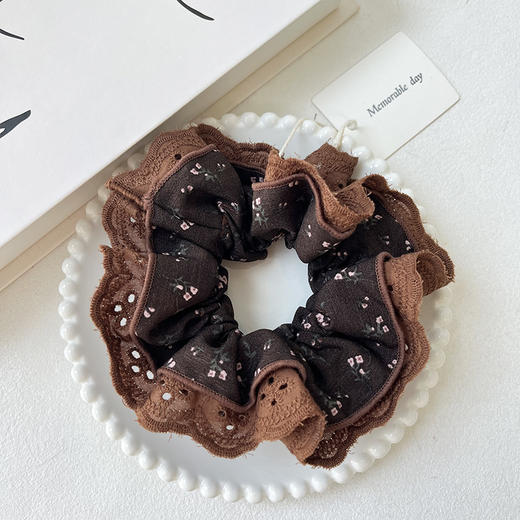 韩式复古多花色蕾丝发圈-纪念日百货门店同款167993681 商品图4