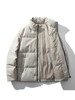 D121327绗缝户外运动休闲纯色立领拉链款羽绒服 商品缩略图12