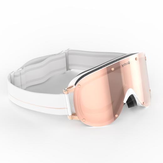 YNIQ - Model Four - White Rose Gold - 配件 - 护目镜 - 白色/玫瑰金 商品图1