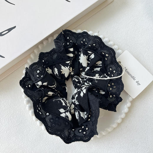 韩式复古多花色蕾丝发圈-纪念日百货门店同款167993681 商品图3