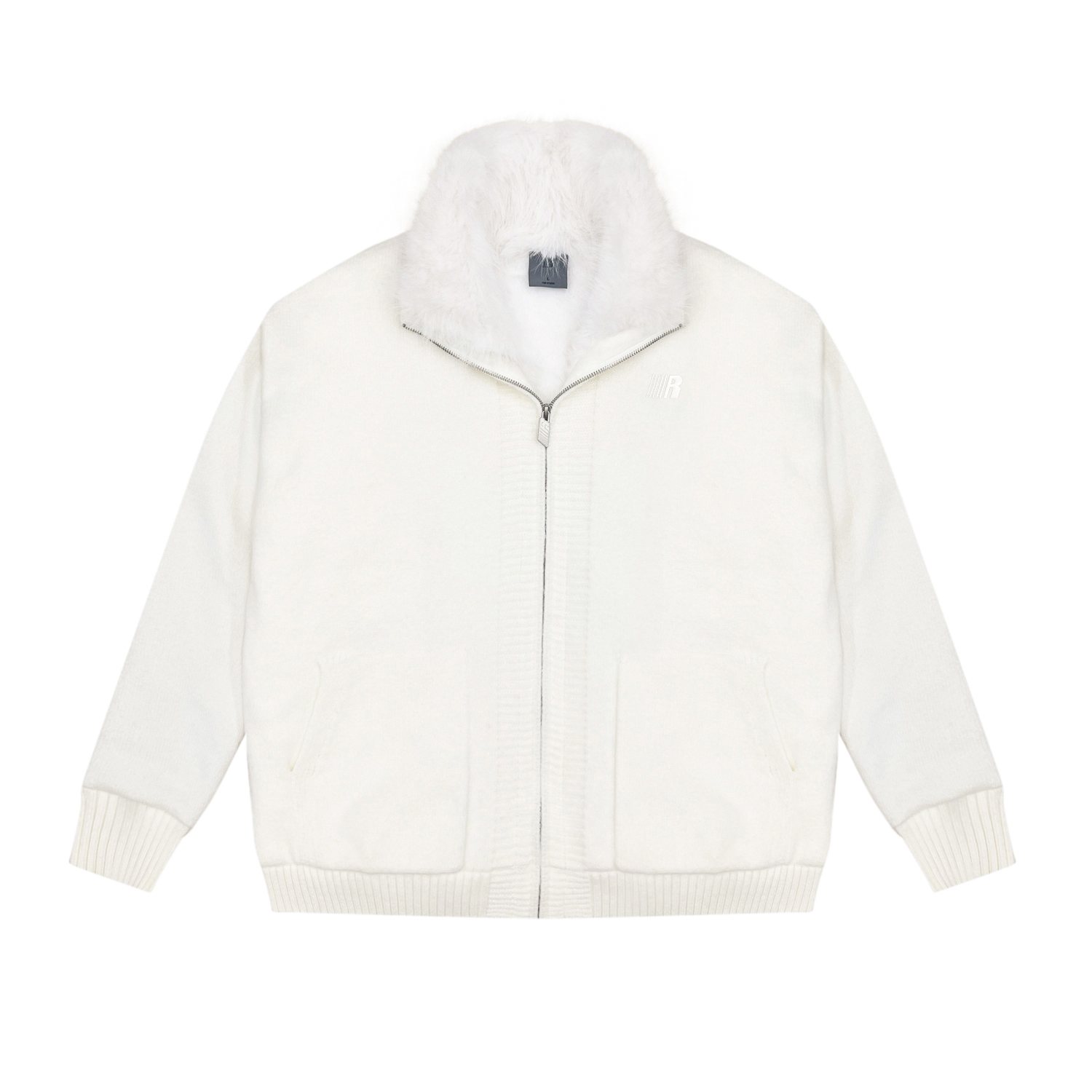 【限时7折】FDR官方店 美式复古貂毛邻座山雕毛衣开衫