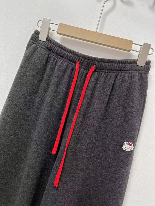 12.12【清仓】软糯软糯可爱猫休闲徳绒裤-喜出 商品图1