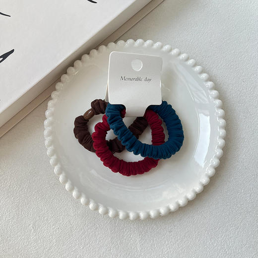 绒感小发圈组合发圈（3个）-纪念日百货门店同款168099315 商品图4